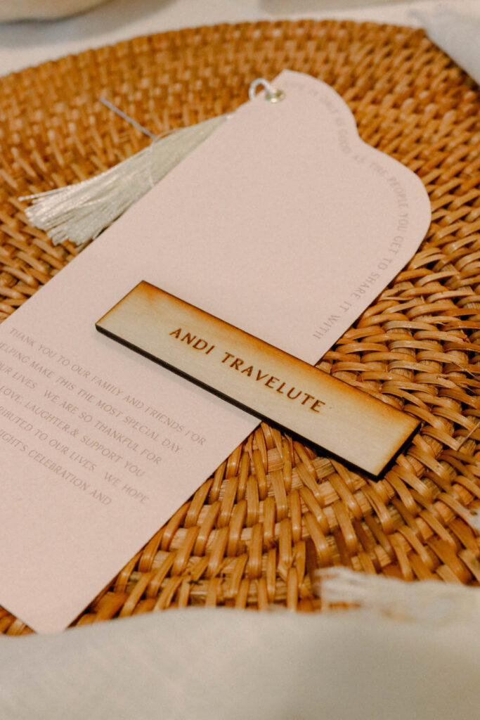Thank You place cards