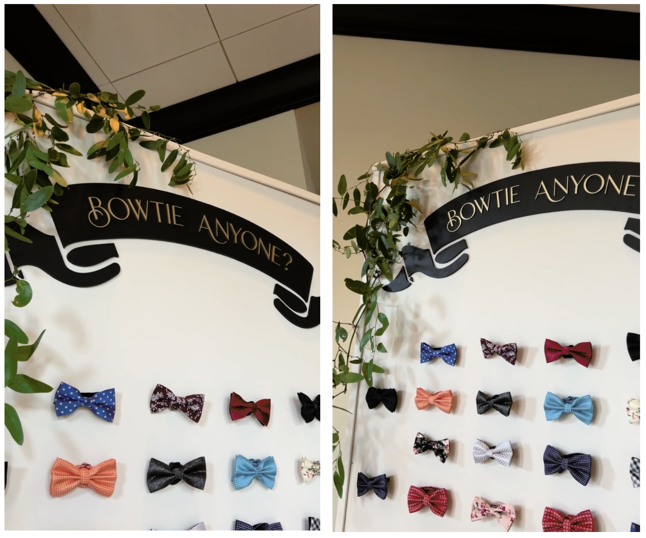 Bowtie wall details