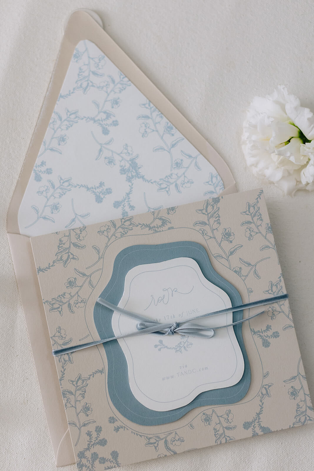 squiggle shaped invitations